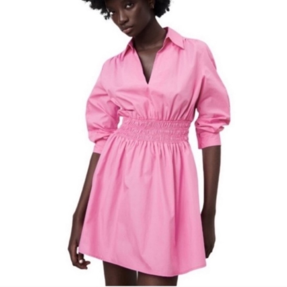 Zara pink mini dress